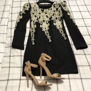 Black sequence long sleeve dress, MAKE AN OFFER 😊